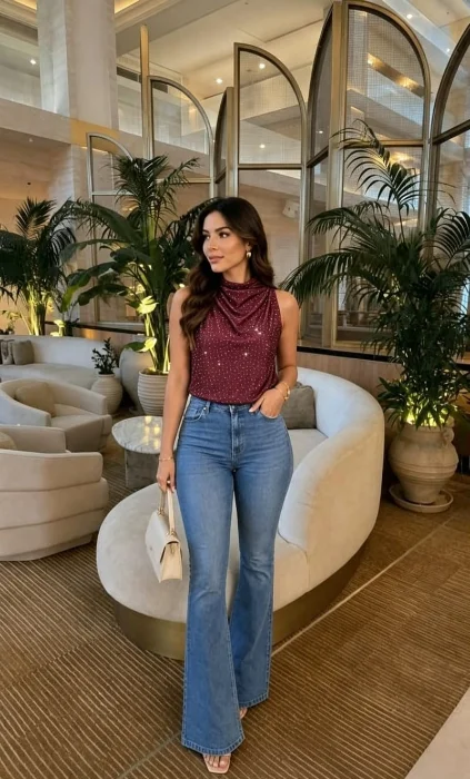 Blusa Strass