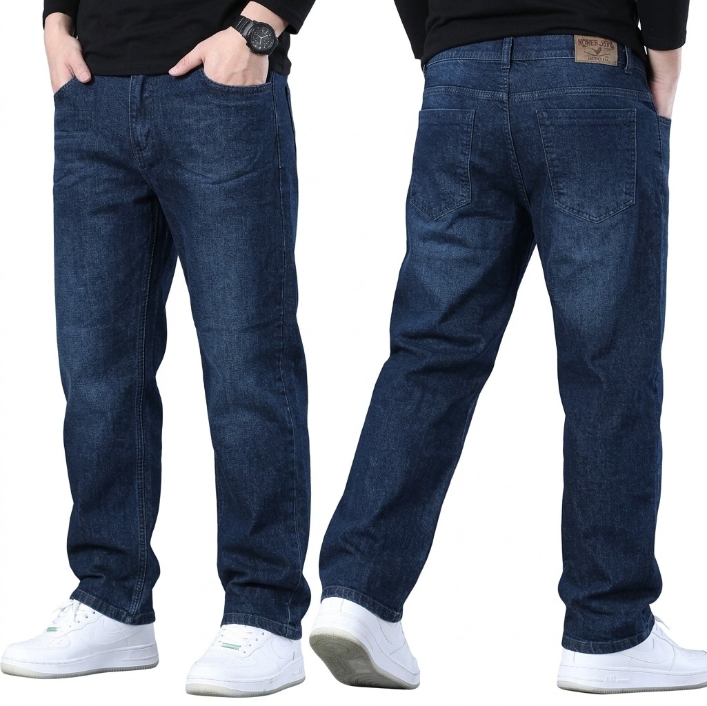 Pantalón Clásico Jean Rígido - Imagen 2