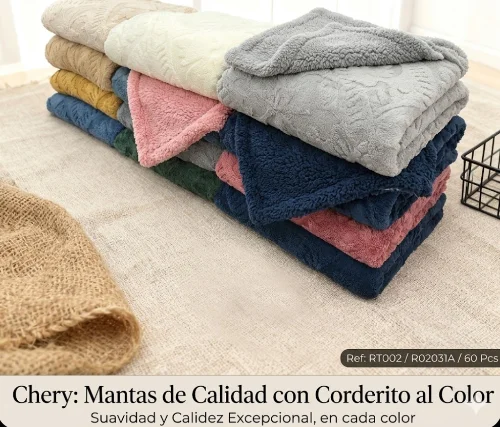 Manta Chery con Corderito