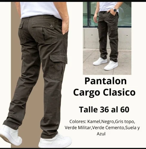 Pantalon Cargo Clasico