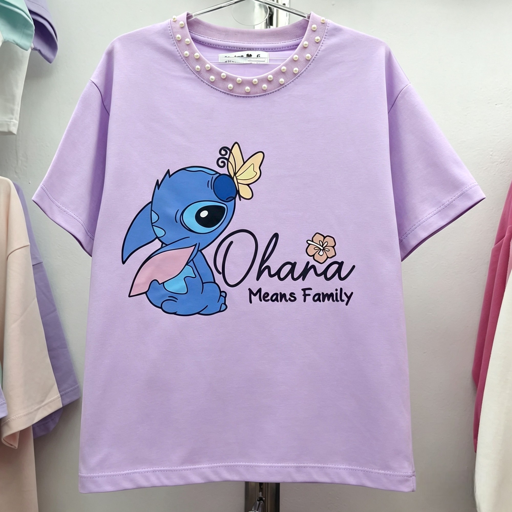 Remera Oversize Stitch Perlas - Imagen 2