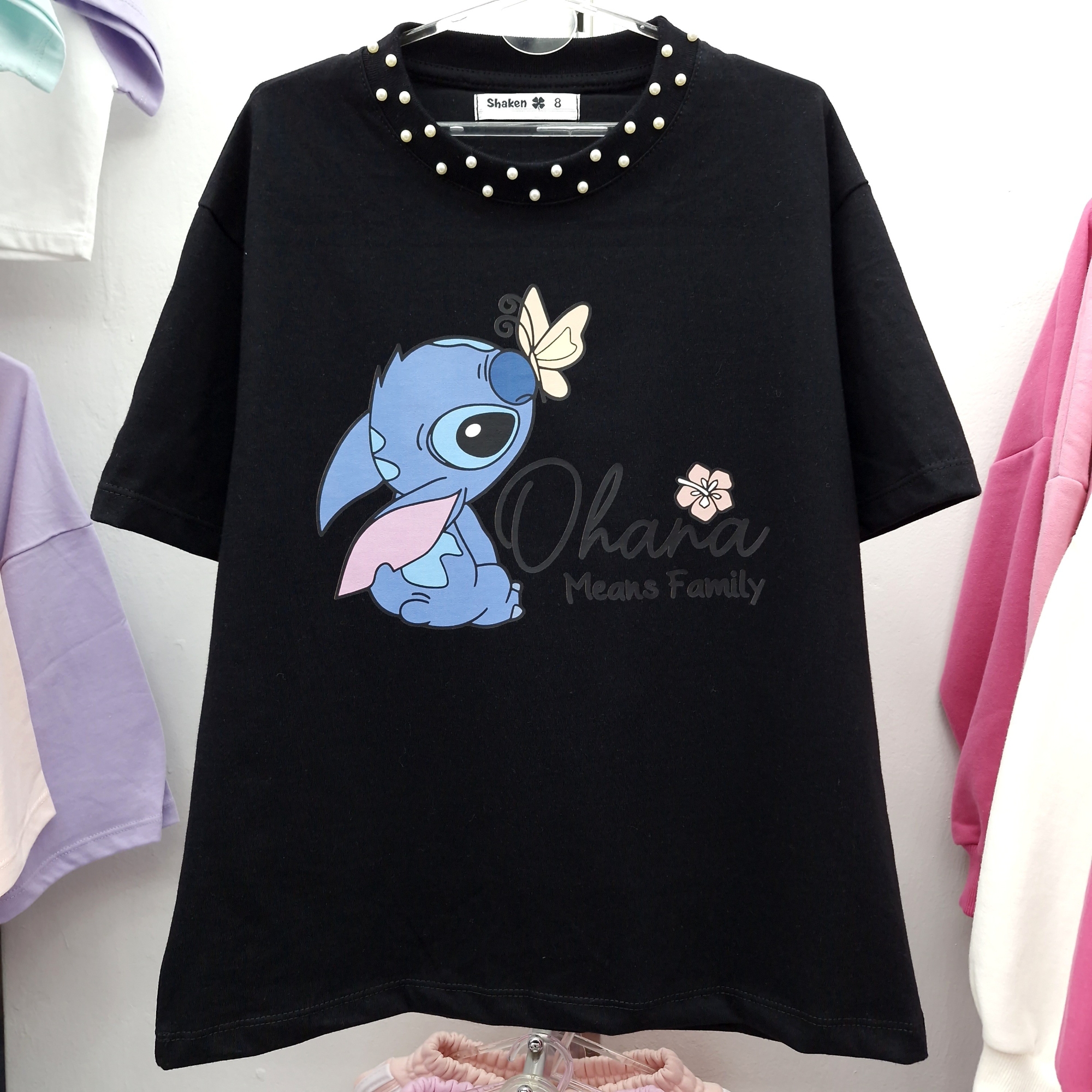 Remera Oversize Stitch Perlas - Imagen 3
