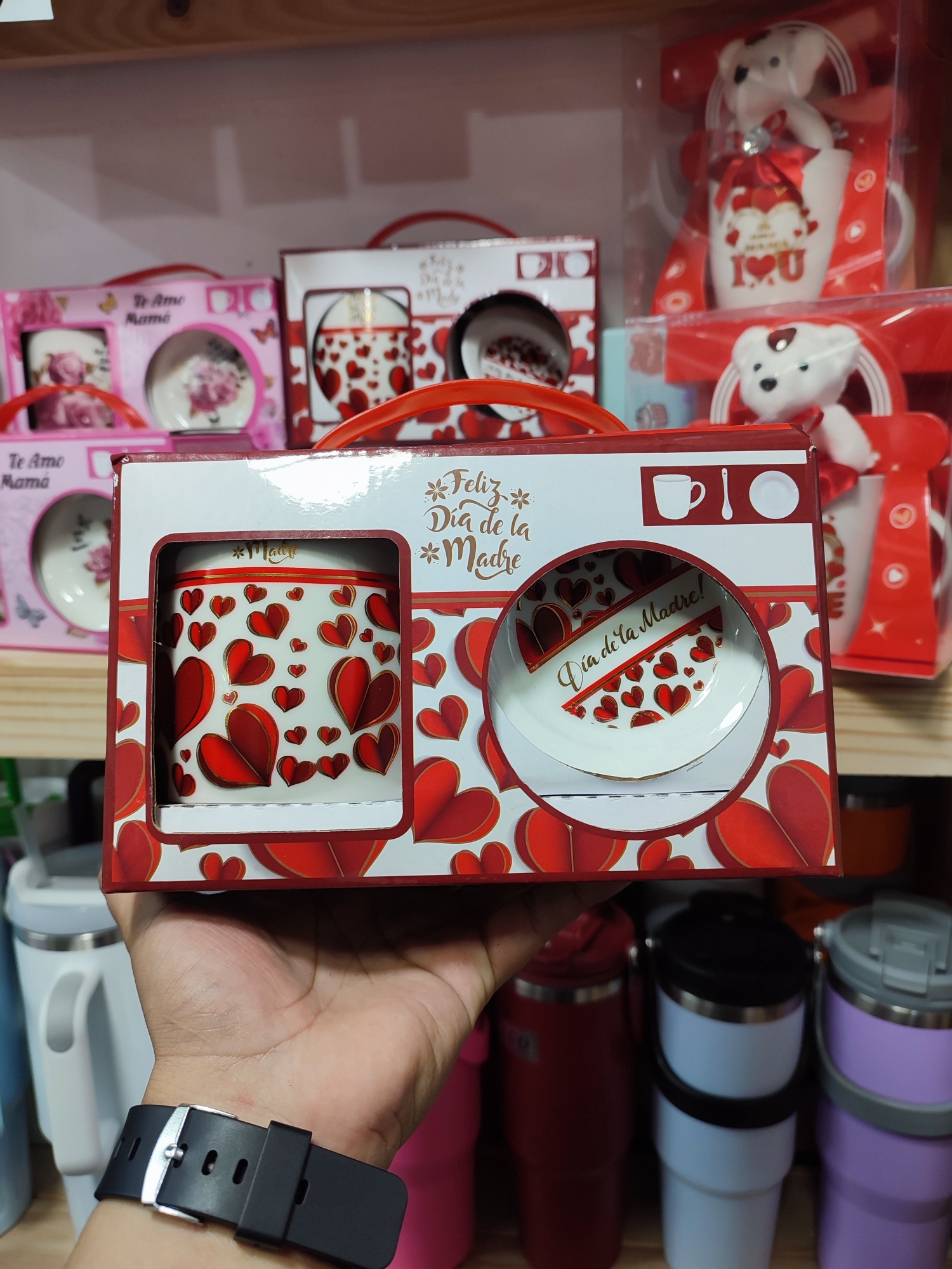 Kit Taza + Cuchara+ Plato - Imagen 2