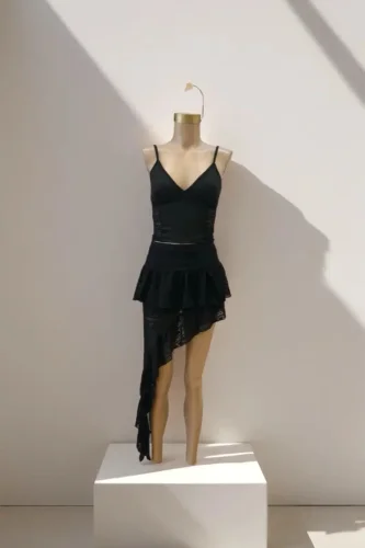 Pollera Encaje Mado Irregular