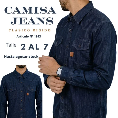 Camisa Jeans Clasico