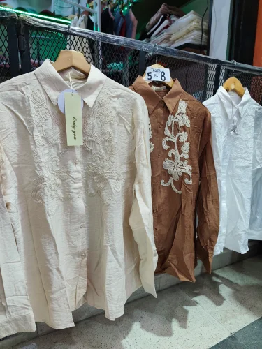 Camisa Lino Importada Talle Especial