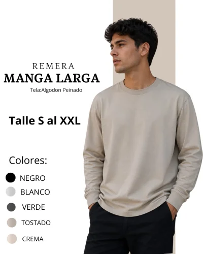 Remera Manga Larga