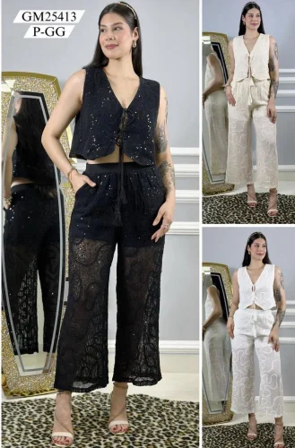 Conjunto de 2 Piezaa con Detalles en Lentejuelas.25413
