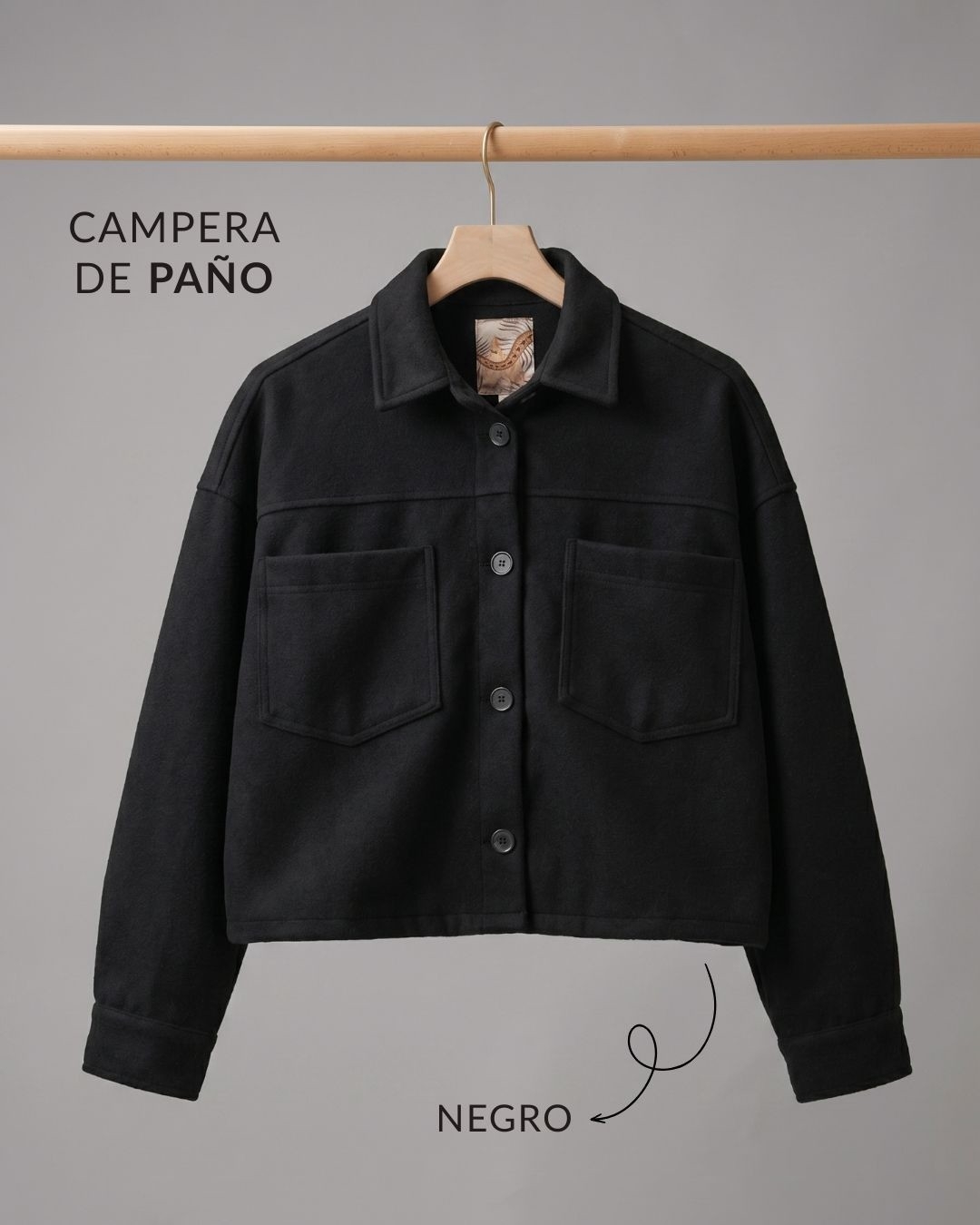 Campera Corta de Paño - Imagen 2