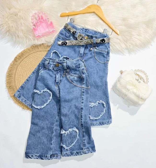 Pantalón Jeans Corazón Beba