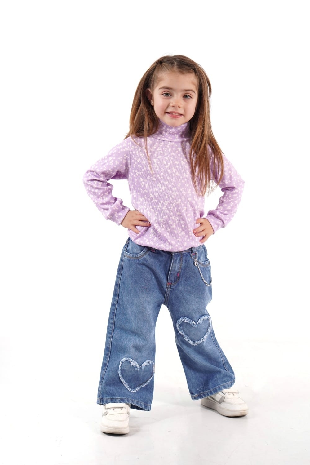 Pantalón Jeans Corazón Beba - Imagen 2