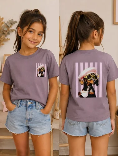 Remera  Semi Oversaid  Nena Perrito