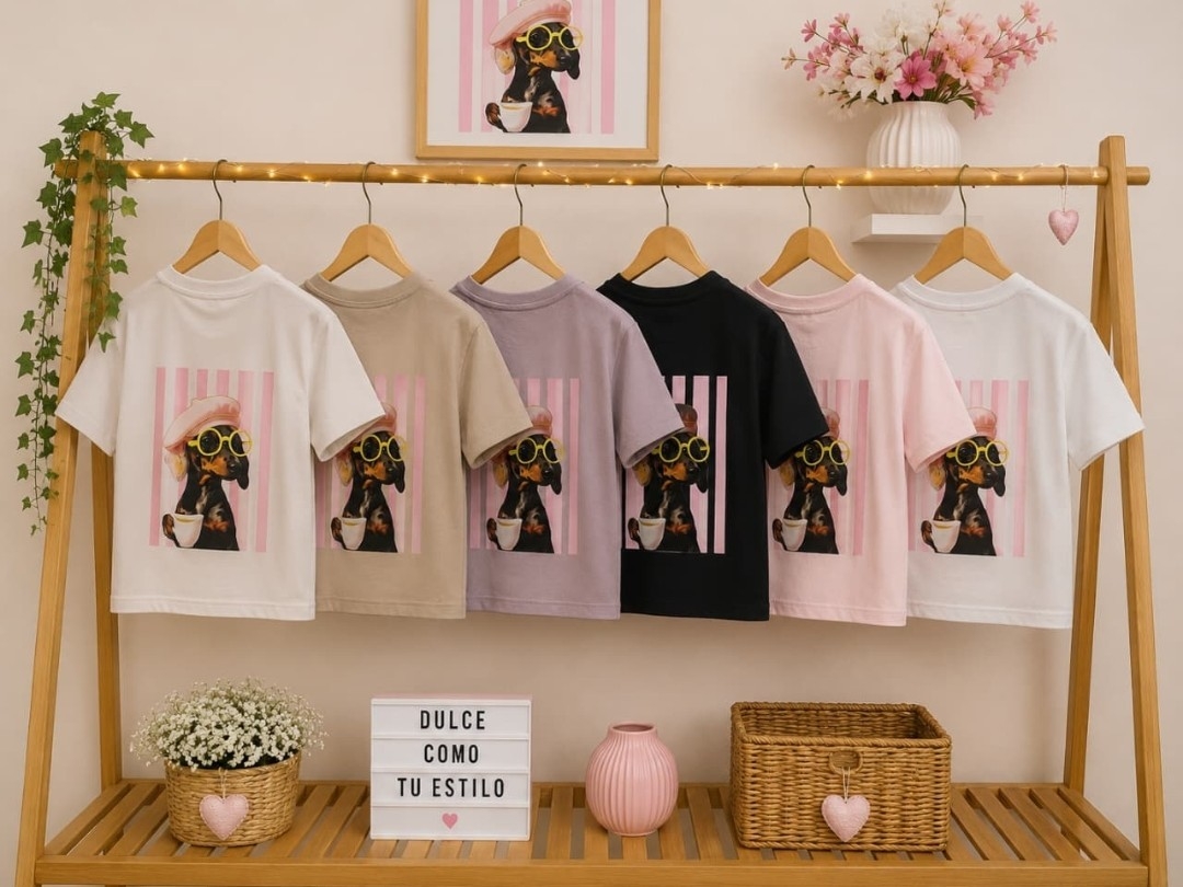 Remera  Semi Oversaid  Nena Perrito - Imagen 3