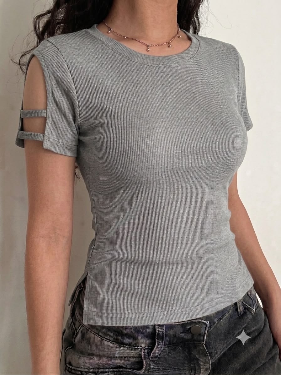 Remera con Tajo - Imagen 3