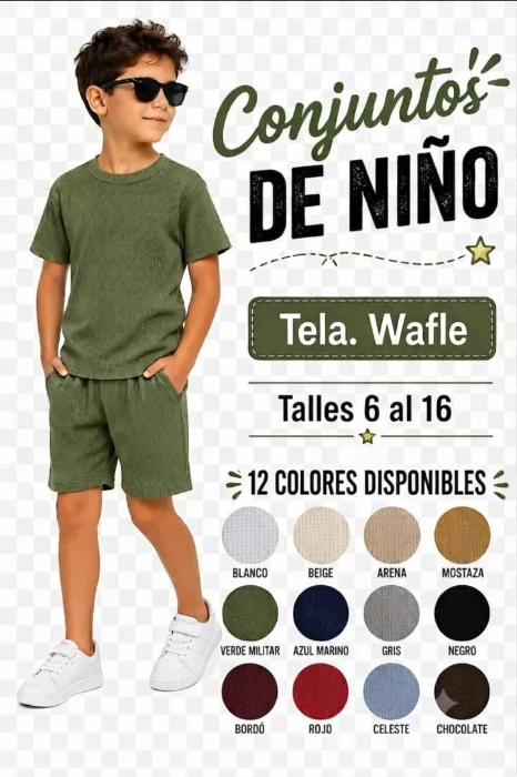 Conjuntos Waffle de Nene $4500 Súper Precio