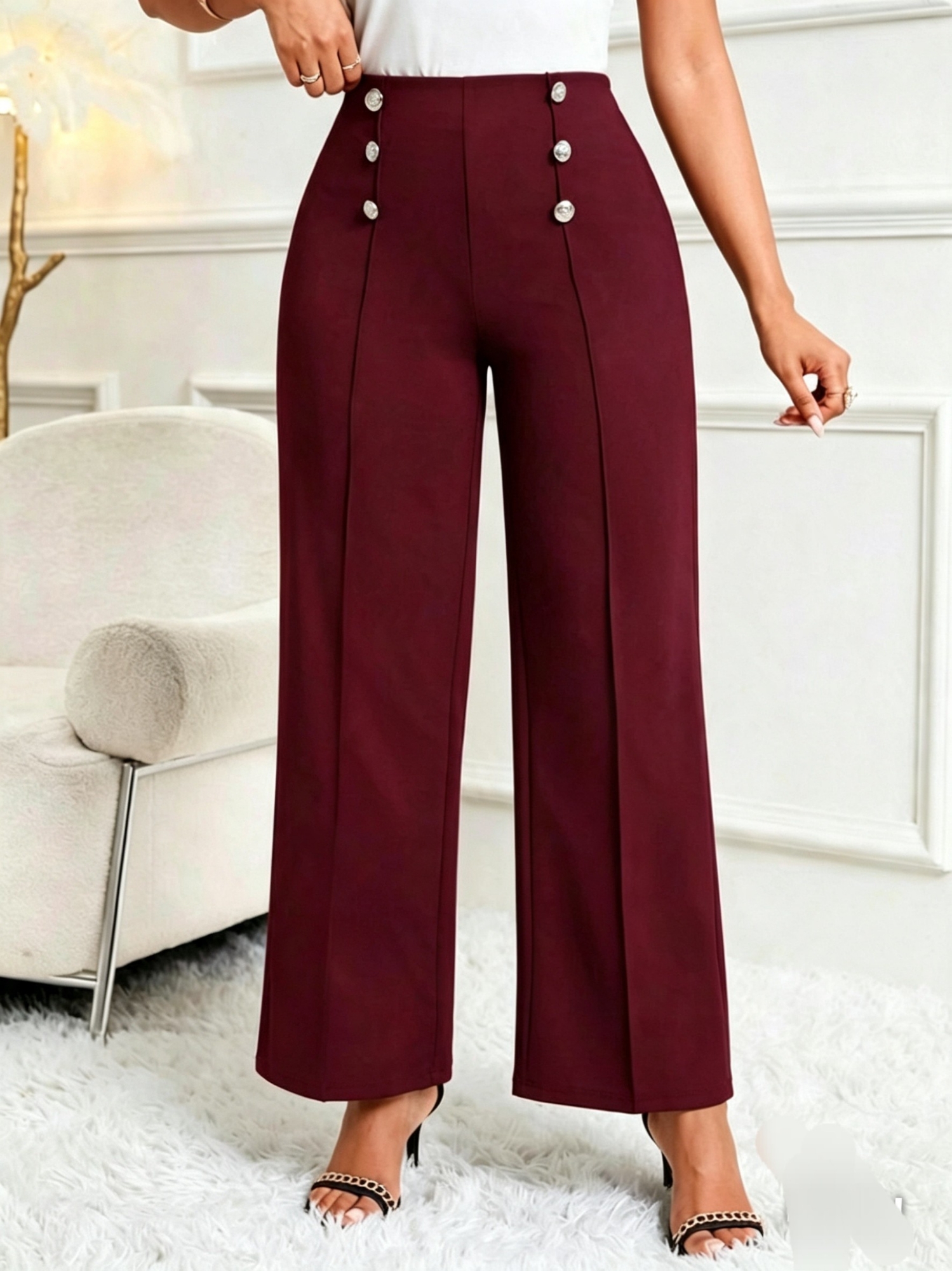 Pantalon de Vestir Boton - Imagen 2