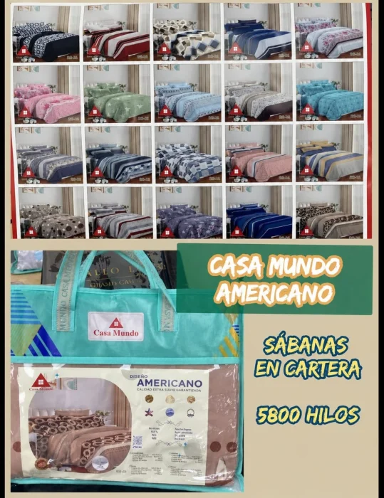 Sábanas Casa Mundo