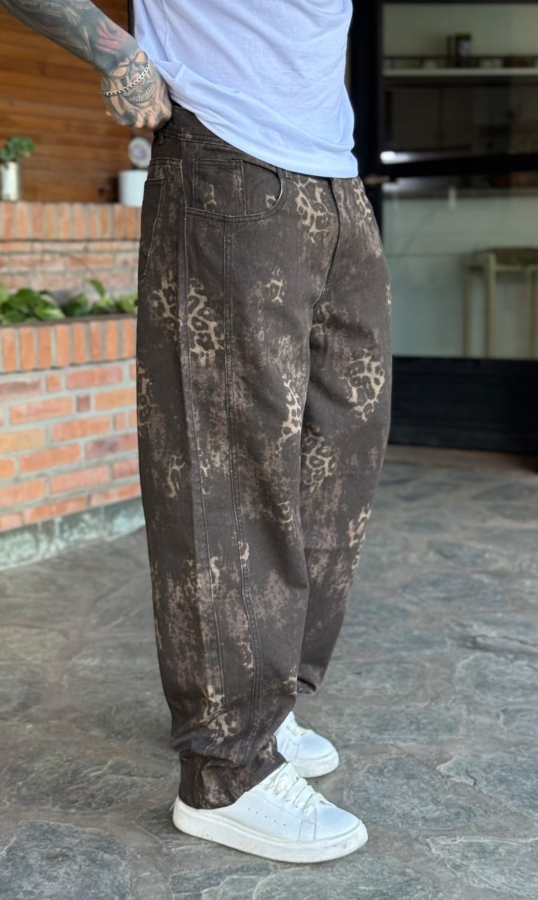 Baggy Animal Print Chocolate - Imagen 2