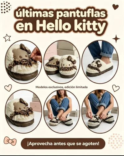 Pantuflas Kitty