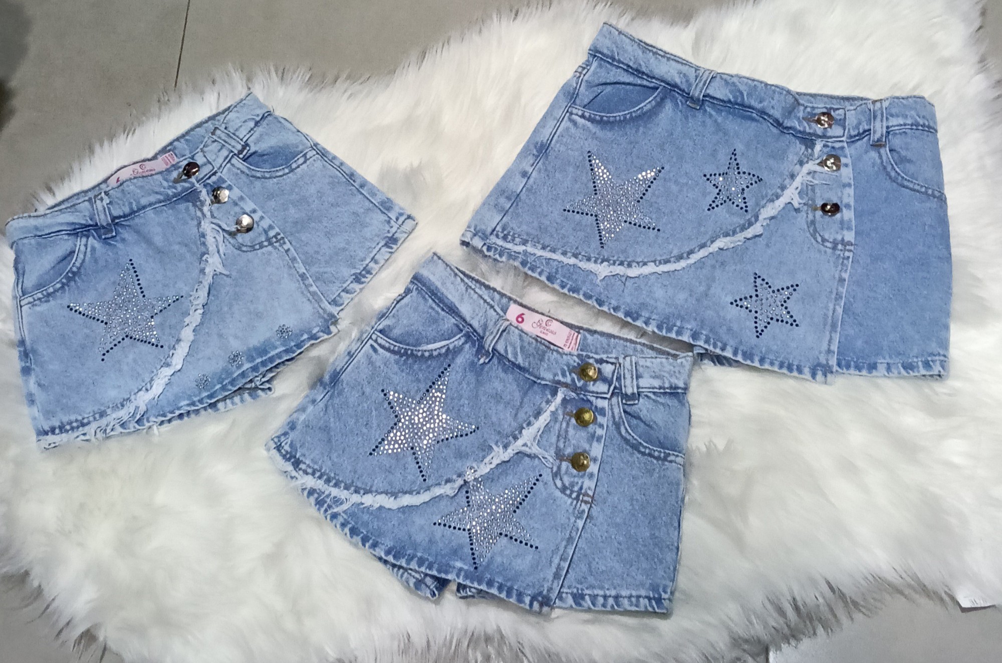 Shorts Pollera Jeans - Imagen 2