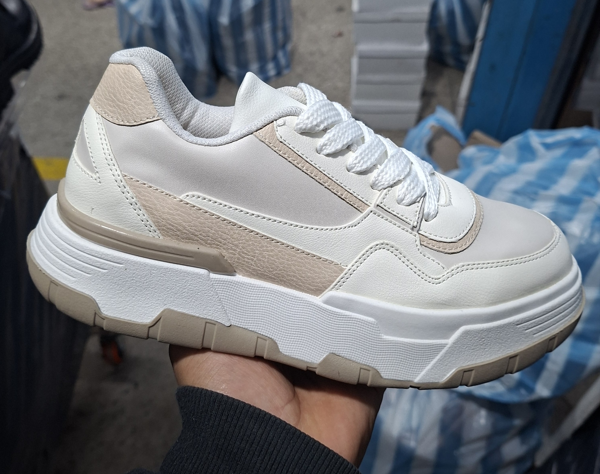 Zapatillas de Mujer Beige (art.120) - Imagen 3