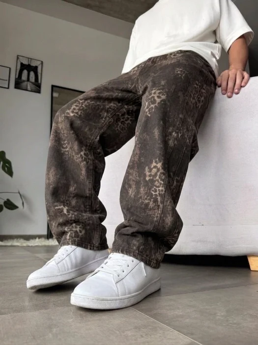Baggy Animal Print Chocolate
