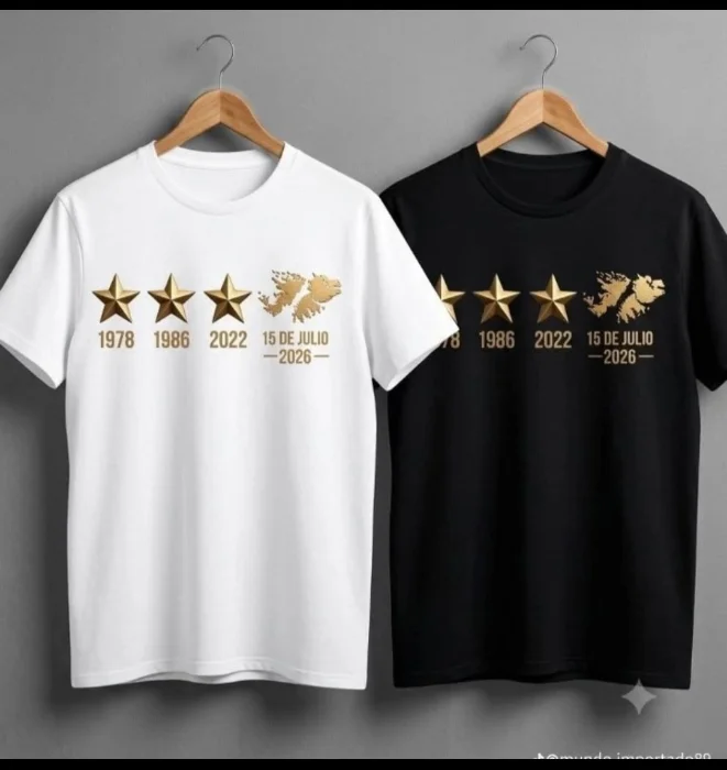 Remeras de Algodón del Mundial