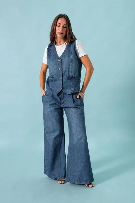 6055 Mono Pantalón Chaleco
