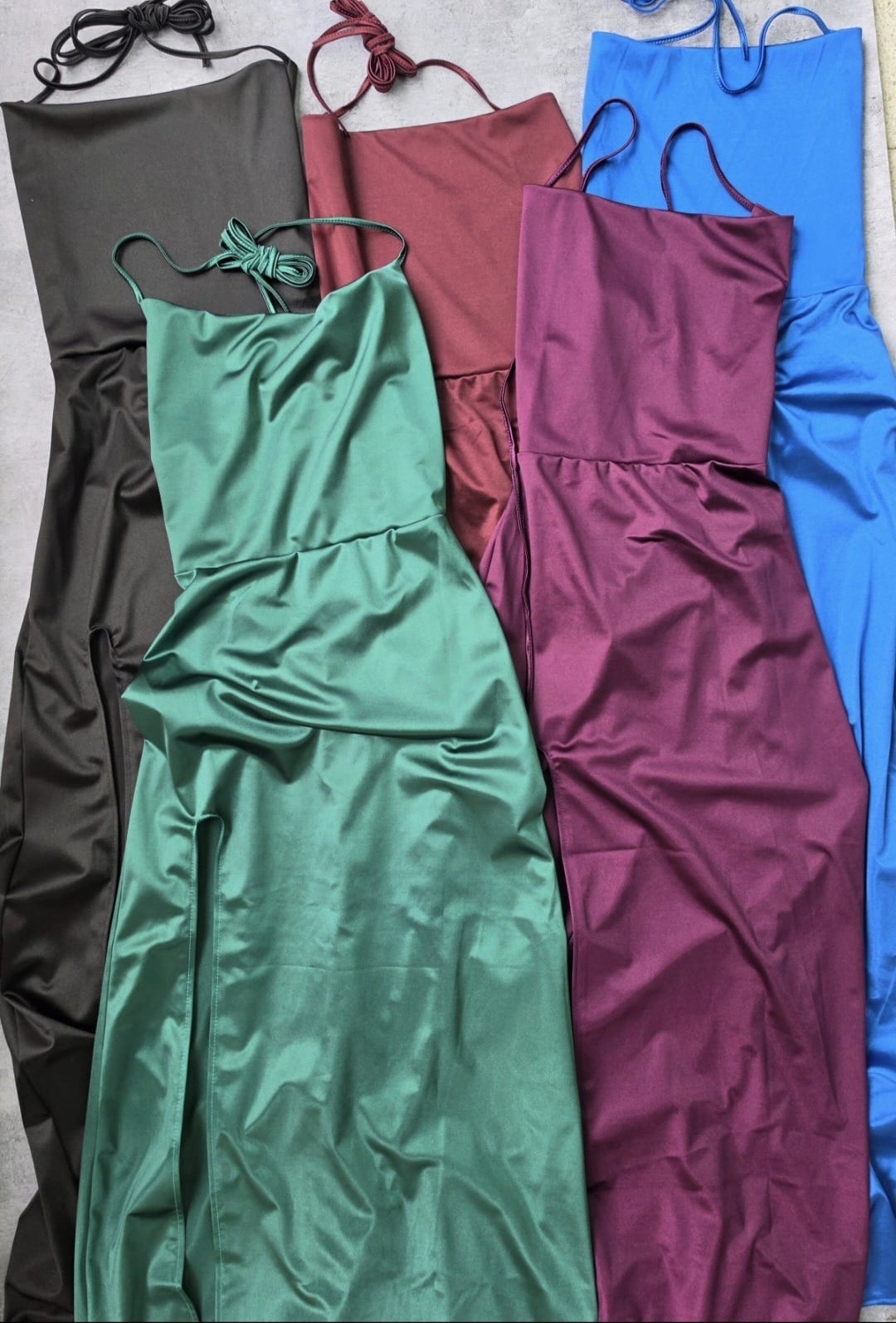 Vestido Largo Frunce Atras - Imagen 2