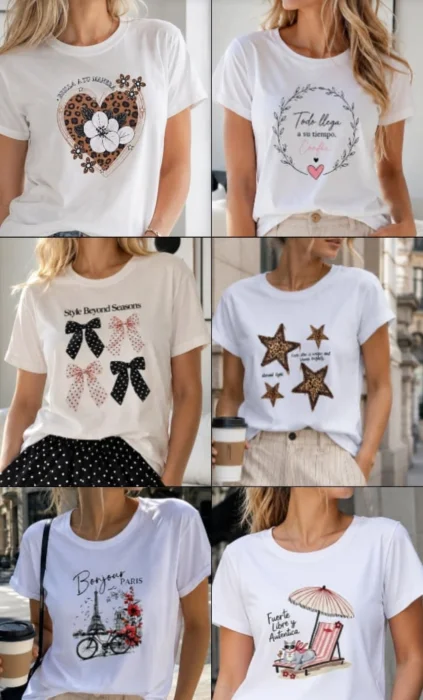 Remera Estampa Varios