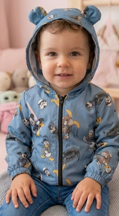 Campera Mickey Rompeviento 3 al 6
