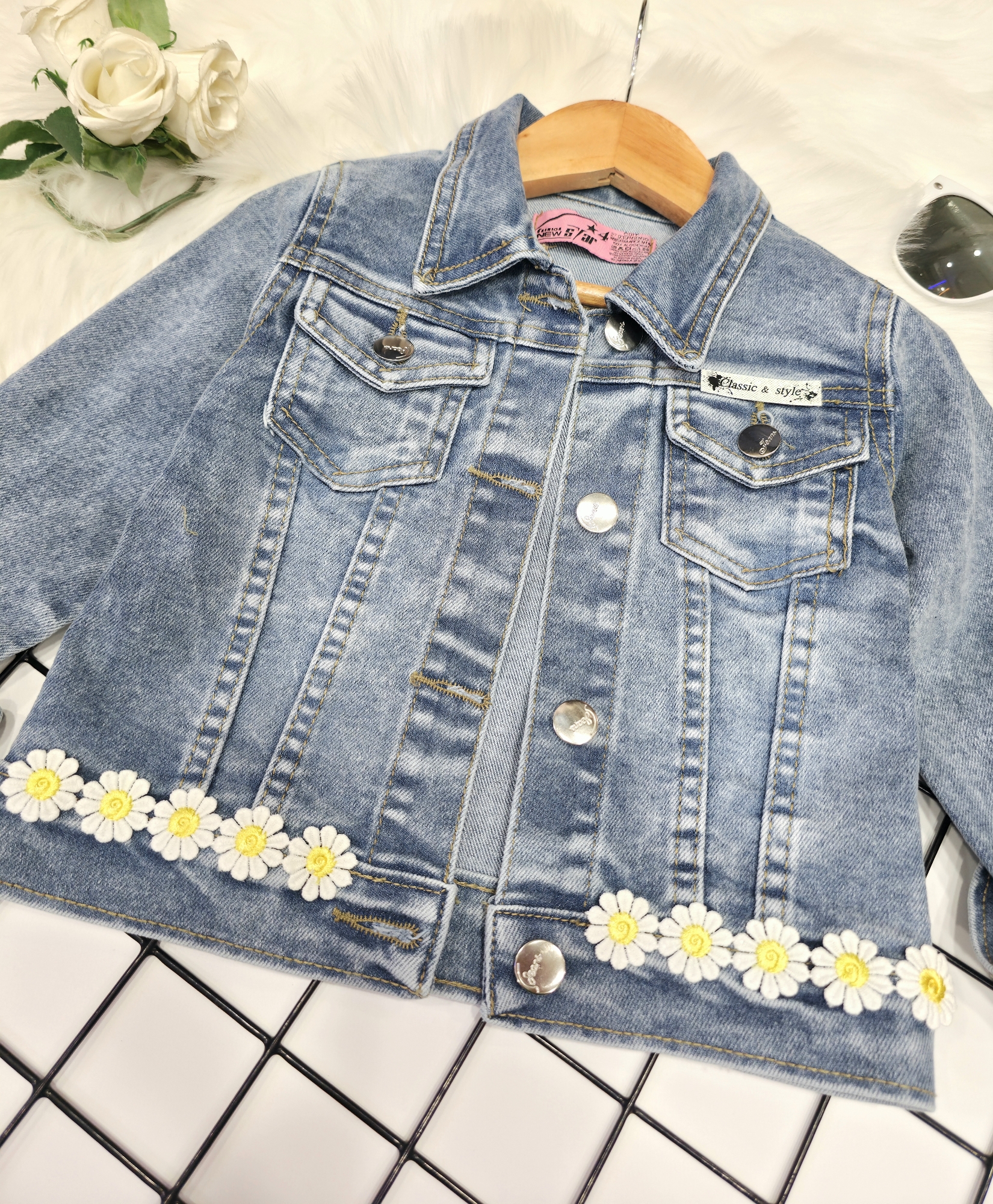 Campera Jeans Margarita P/niña - Imagen 2