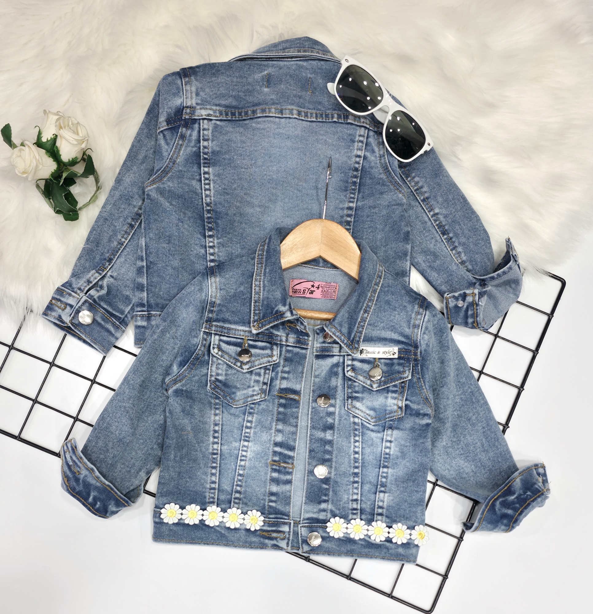 Campera Jeans Margarita P/niña - Imagen 3