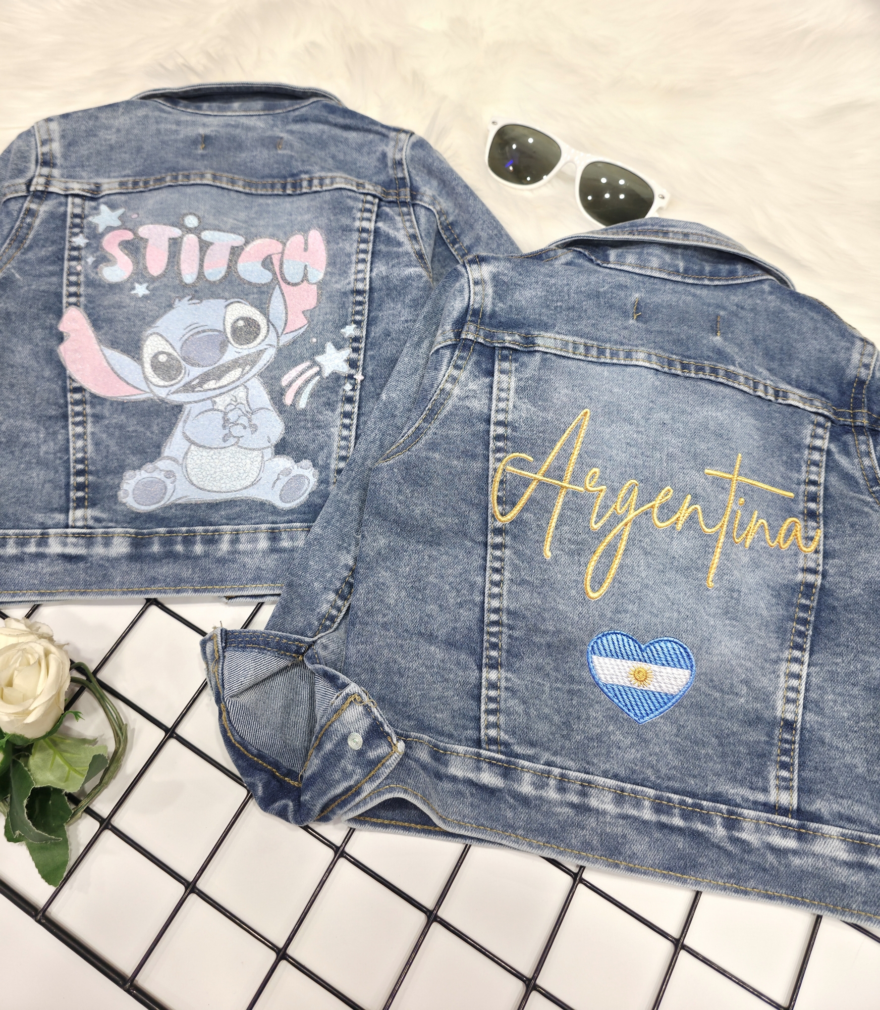 Campera Jeans Glamour P/niña - Imagen 2