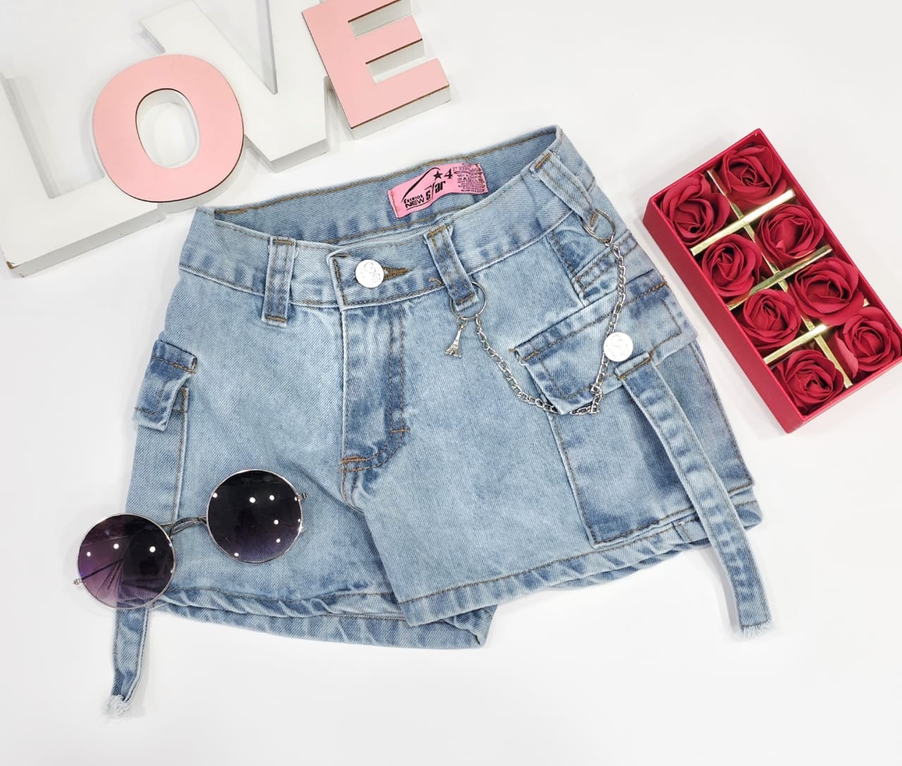 Short Mom Cargo Loly para Niña - Imagen 2