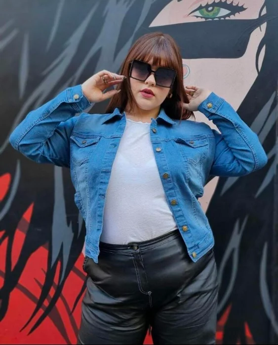 Campera Jeans Celeste Especial