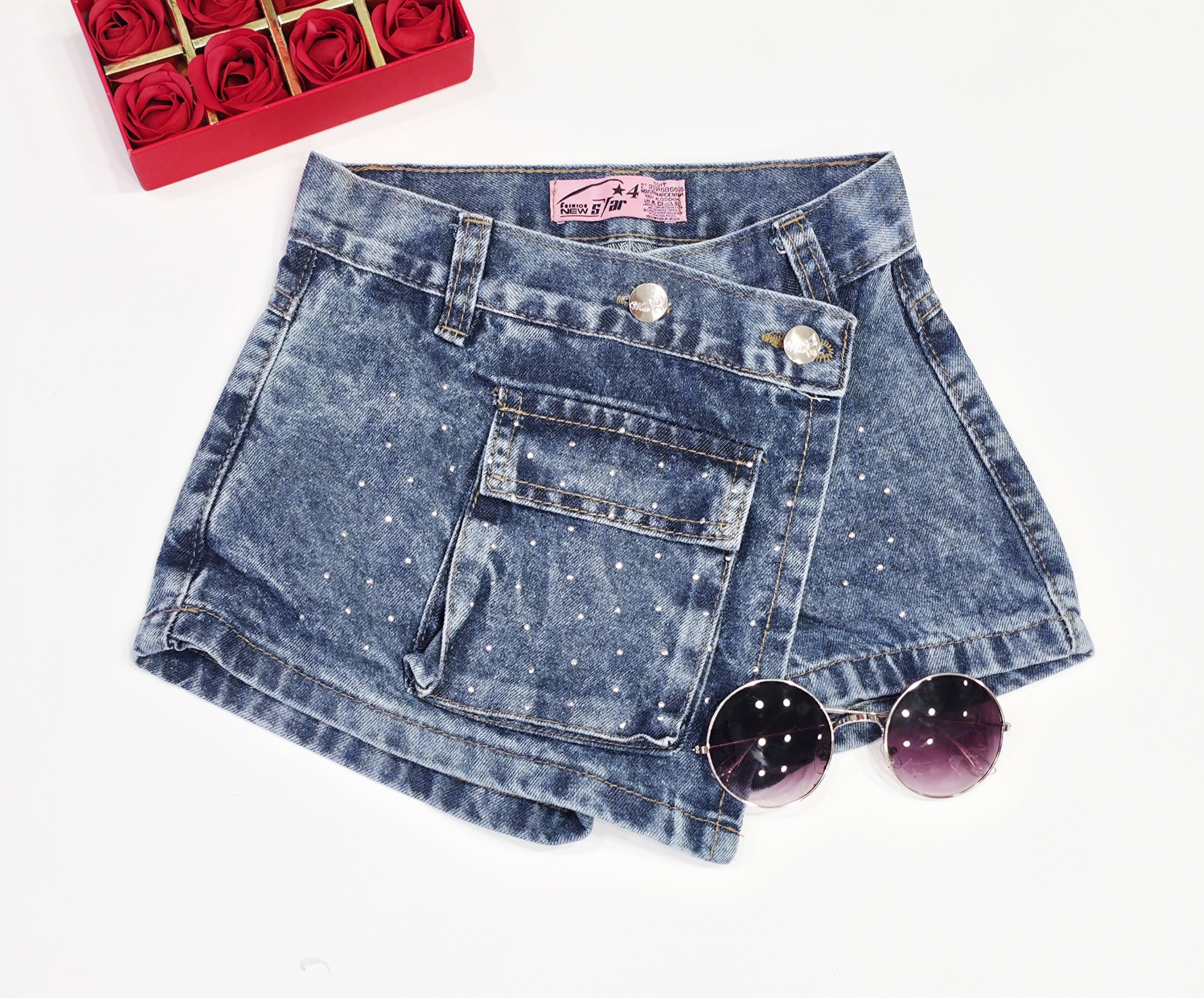Short Pollera Sofi para Niña - Imagen 3