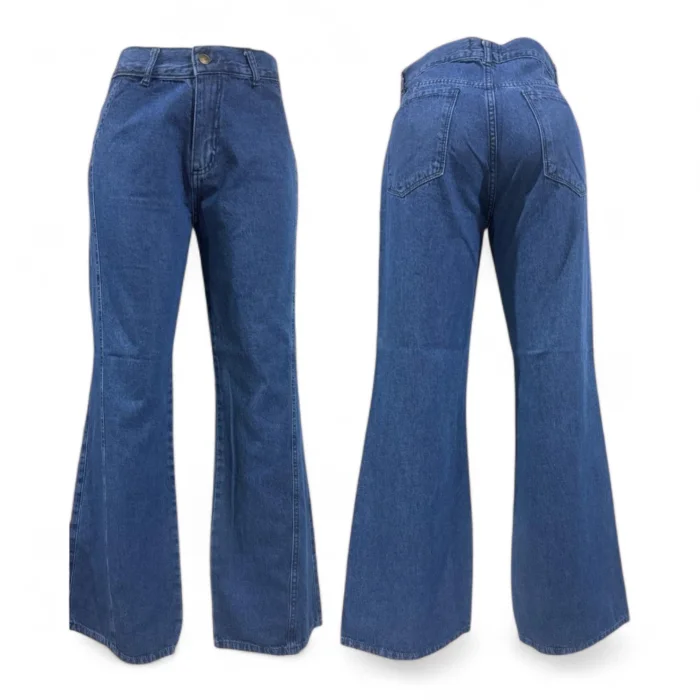 Wide Leg con Costuras Lisos