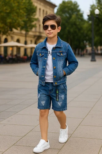 Campera Denim para Niño