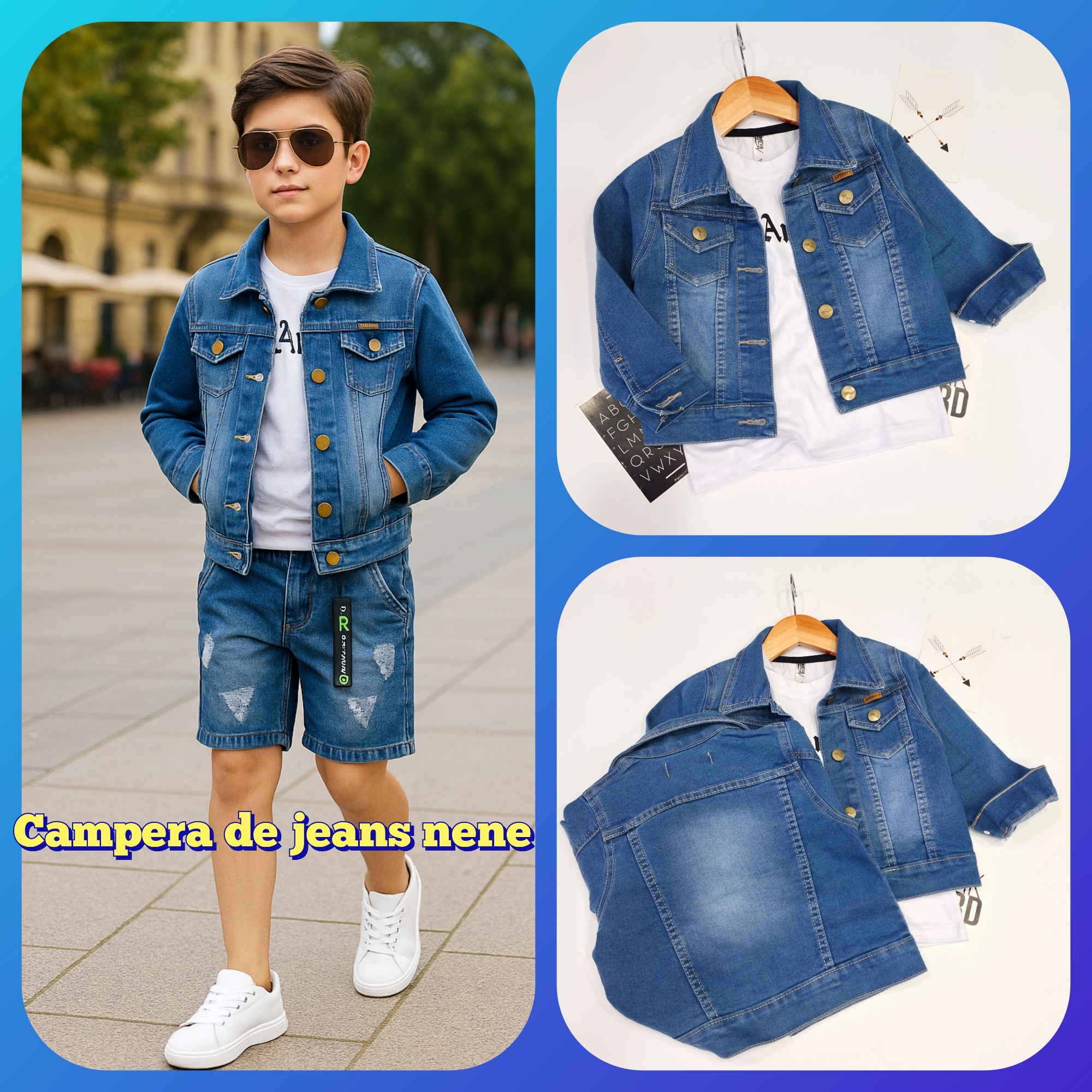 Campera Denim para Niño - Imagen 2