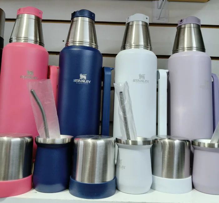 Termo de 1.200ml con Mate y Bombilla
