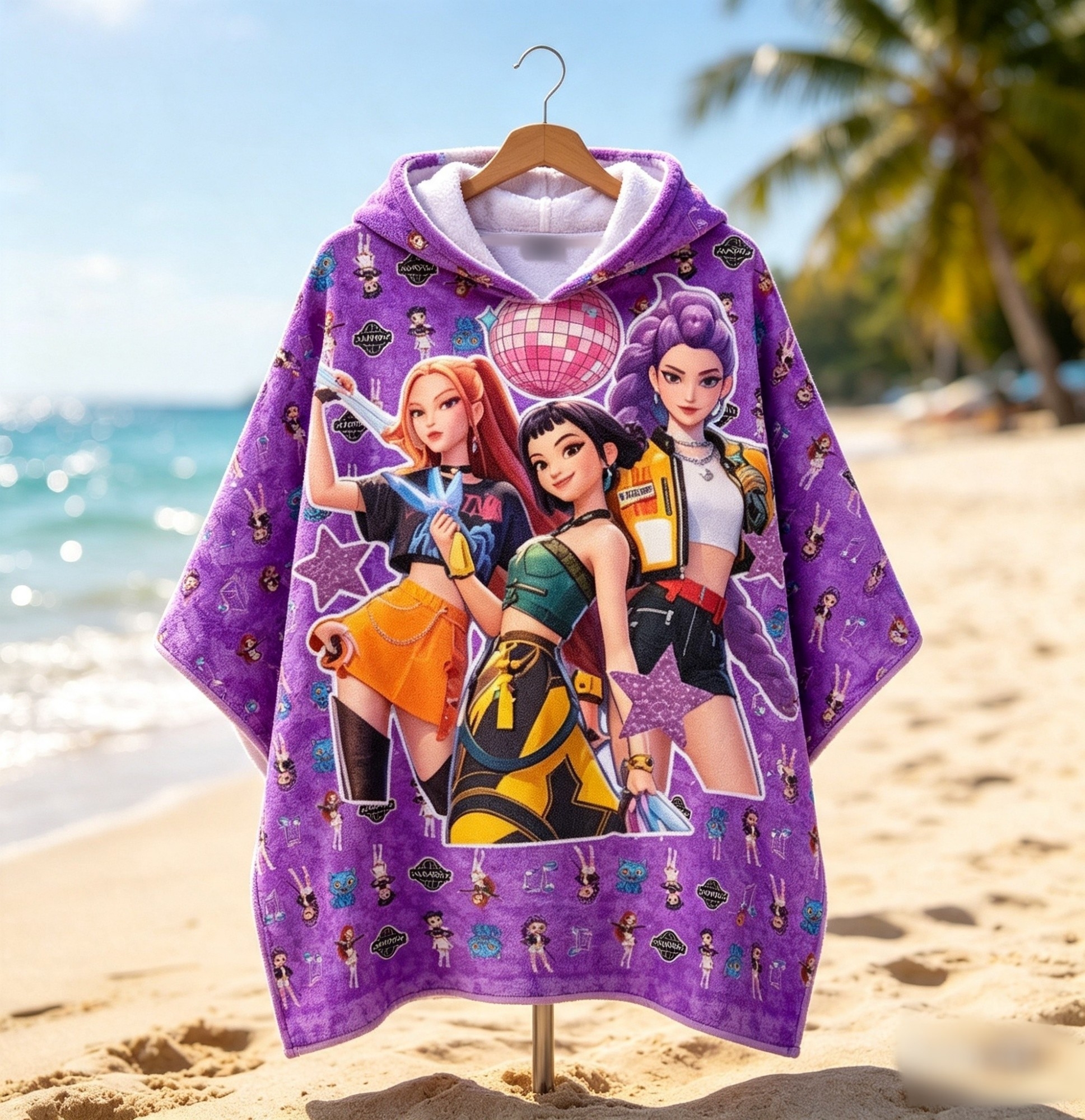 Ponchos de Toalla Sublimados - Imagen 2