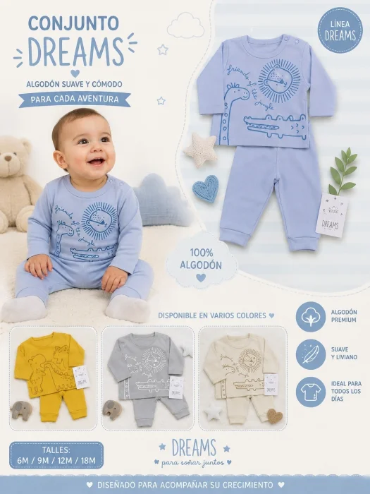 Conjunto Algodon Dreams