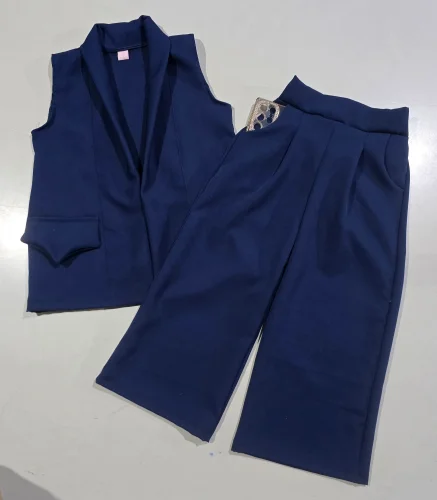 Conjunto Sastrero. Chaleco + Palazo con Bolsillos