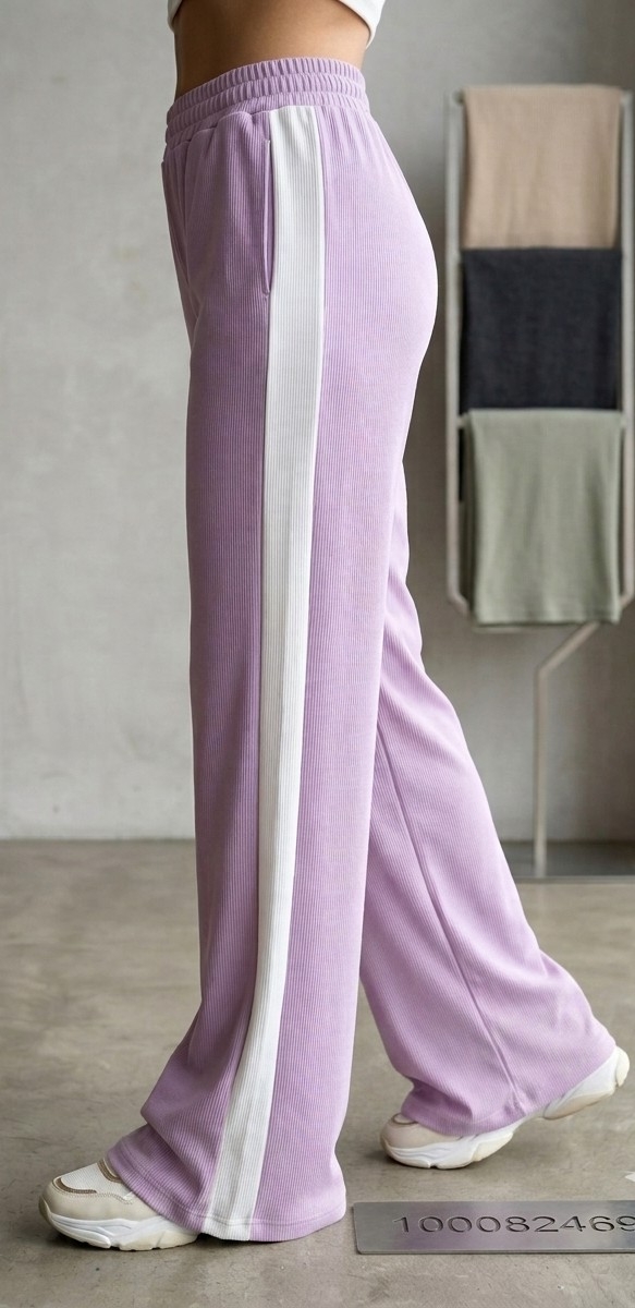 Pantalones Palazo de Darlon Rib - Imagen 2