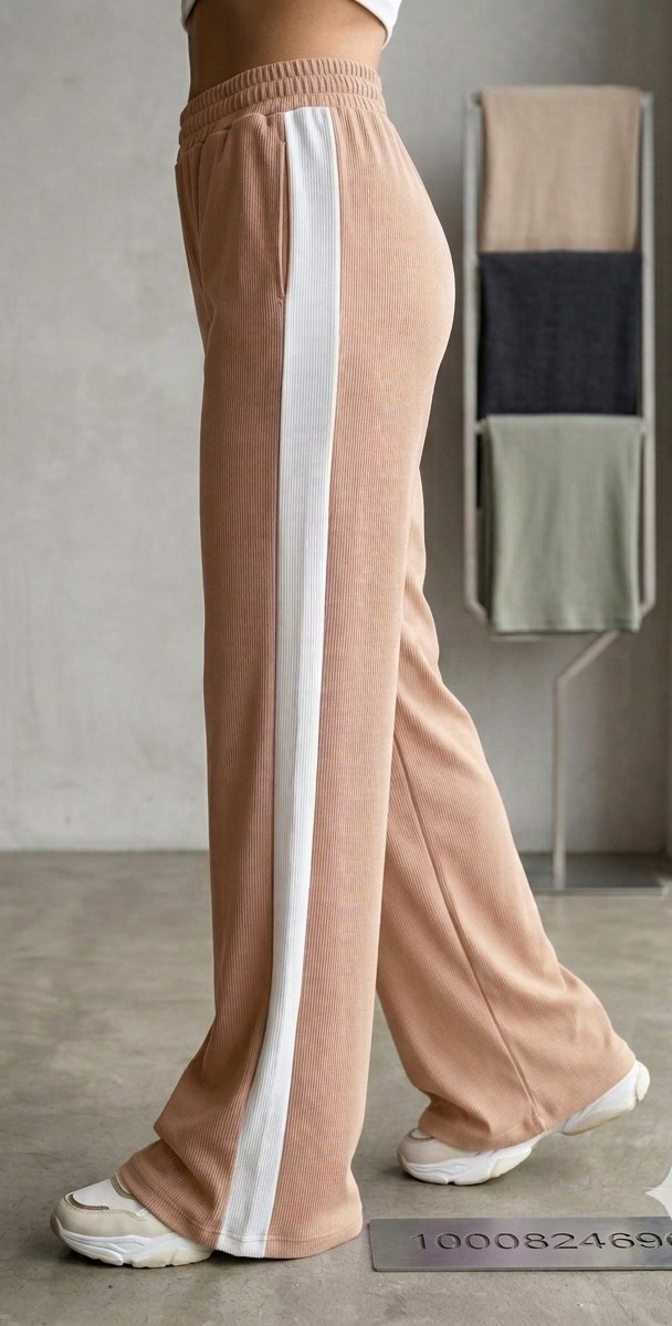 Pantalones Palazo de Darlon Rib - Imagen 2