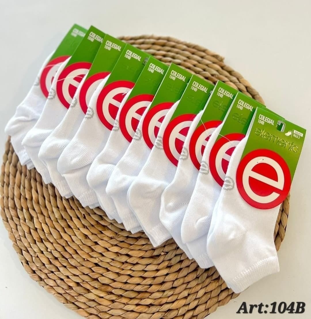 (art:104b) Elemento Soquete Colegial Niñ@s Lisas - Imagen 2