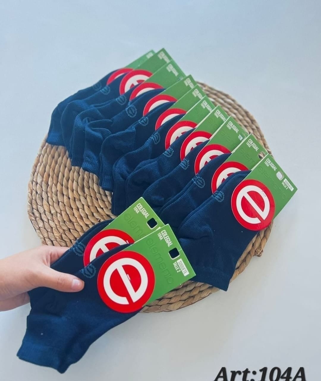 (art:104a) Elemento Soquete Colegial Niñ@s Lisas - Imagen 2