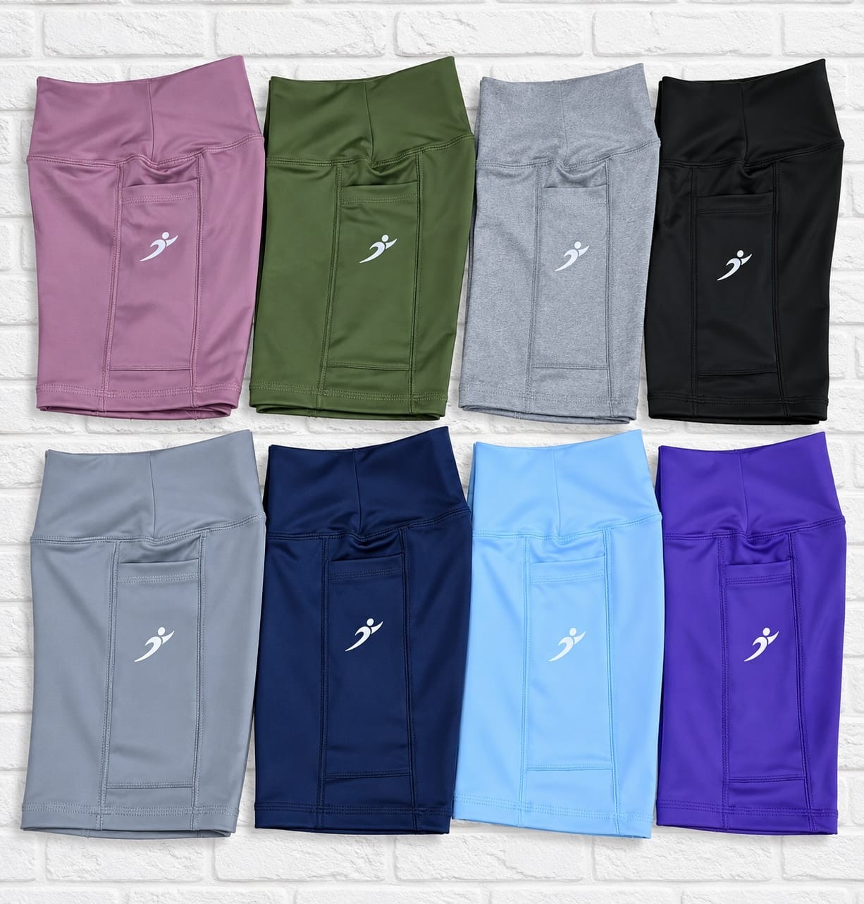 Short Deportivo Costura Bordado - Imagen 2