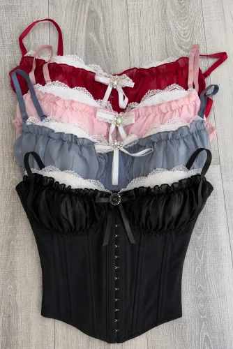 Bustier Estilo Rococo Importado